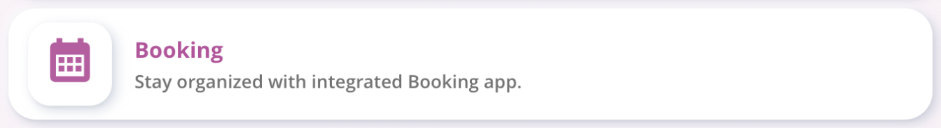 Add Booking Layer