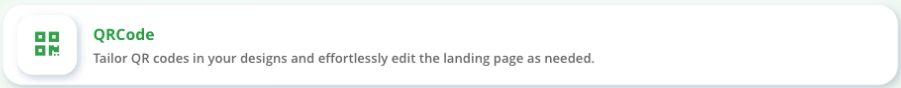 The QRCode entry in the Add Layer panel